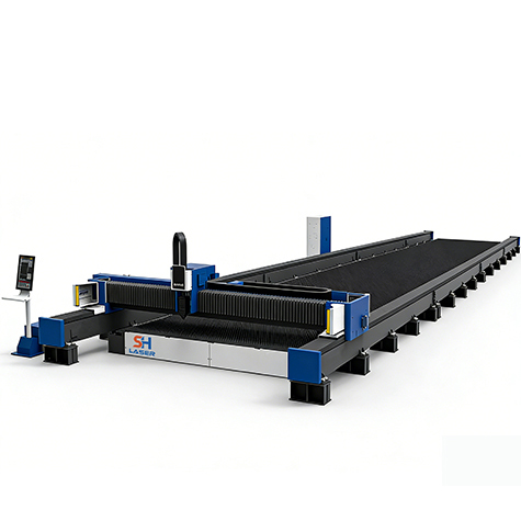 12000W Large Format Ground-Rail Gantry Laser Cutter Machine